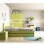 Modern Green MDF Wood metal car kids bed