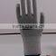 13 gauge pu coated anti cutting gloves/cut resistant glove