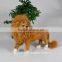 realistic fur lion themed gifts small life sized plastic animals