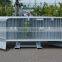 hot dipped galvanized fixed U shape base crowd control barrier