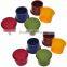 Colors Silicone Reusable Wine Bottle Caps Beer Sealer Cover