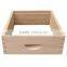 10 frame bee hive box including plastic wax foundations and frames