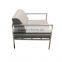 Modern outdoor sofa, stainless steel sofa set