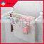 Foldable Stainless Steel Bathroom Towel Shelf Rack