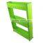 Detachable Three Storage Shelving Plastic movable pulley Slide Out Storage Rack