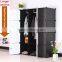 DIY Plastic Bookshelf Closet Wardrobe Cabinet Bathroom Shelf Shoe Rack