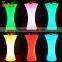 led lighting coffee shop table,glowing coffee table