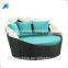 Outdoo patio rattan daybed with canopy