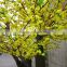 Atificial golden peach blossom flower tree for home decoration fiberglass trunk