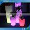 Trade Show Battery Powered RGB Light Illuminated Glowing Flower Pot
