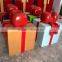 Different colours fiberglass gift-box