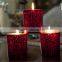 natural wood candle holders