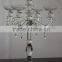 Jingyage customized wedding candelabra with hanging crystals