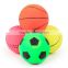 Leather scouring rubber solid dog toy fluorescent elastic pet toy ball 4.5CM small solid ball