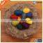2017 new amazon best gift felt colored Easter eggs for decoration
