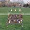 Tri-Step Display Bench With Purlin, Garden Display Racks , Flower Pot Display Racks