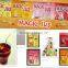 Mango flavoured fruits drink powder