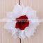 popular cute fabric flower clip for kids hair accessories