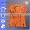 Avant-garde garments high neck screen printing pattern tie dyed cotton t-shirt