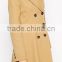 Double Breast Button Detail Notch lapels Fully lined Coat
