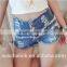 summer night bar high quality women high waist sex short jeans