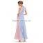 Long maxi dress woman 2017 pink boho maxi dress