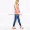 Maternity butterfly printed vest maternity blouse