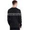 Simple design fashion long length blank plain sweatshirts wholesale sweatshirt fabric