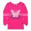 Long sleeves top fashion girl t shirt
