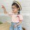 S17098A Summer T-shirt for Girls Cotton Kids T Shirt