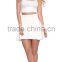 Fashion White it Out Flirty Women Crop And Skirt Suppliers