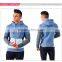 Custom mens pullover plain hoodie contrast color pullover hoodies without hood