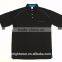 Contrast color man birdeye fabric safety breathable custom basic polo shirt