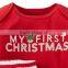 Sunshineangel 2015 Red Stripe New Christmas Cotton Baby Girls Romper Suits