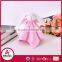 cute animals coral fleece fabric baby security blanket