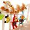 Multifunctional car/bed/crib hanging bell rattles educational baby girls toys M5041504