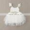 Wholesale girls sequin lace swing dress short sleeve dress