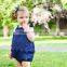 B22451A Sweet baby girl lace sling rompers