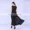 2016 Maxi Summer Plaid Women Dress New Long Organza day Dress Vestidos De Festa Satin Fashion style black women dresses