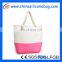 Cotton Rope Handle Canvas Beach Tote Bag
