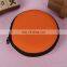 Soft touch customize printing EVA earphone cable holder coin wallet