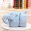 Cute stuffed elephant shape plush blanket for baby