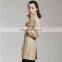 Ladies cotton wind jackets with belt