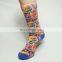 China Sock Manufacturer Bulk Cheap Wholesale Man Sport Cycling Bamboo Fiber Sublimated Print Socks
