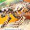KAWAH Museum Display Resin Dinosaur Skeleton Life-Size Real Fiberglass Dino Skull For Sale
