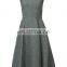 MIKA2455 Jacquard Flared Princess Dress