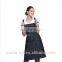 Simple style denim apron for adult