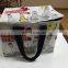 non woven beer bottle cooler bag with offset full color printing logo