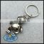 Cheap Metal Teddy Bear Keychain With Ring Bear Shape Keyring