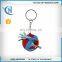 Promotional gifts wholesale keychain 3d pvc rubber keychain key ring